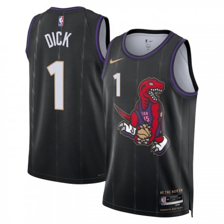 Män Toronto Raptors Tröja Grady Dick Nike 2024-25 City Edition Svart Swingman